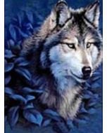 Mozaika diamentowa wilk 30x40cm