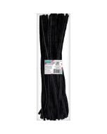 Druciki dekoracyjne 0,6x30cm czarne 50szt
