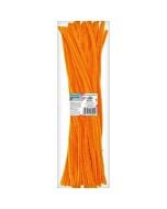 Druciki dekoracyjne 0,6x30cm pomarańcz jasne 50szt