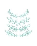 Zestaw wykrojników gałązki 4szt