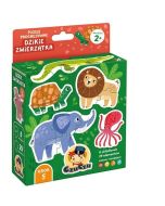 CzuCzu Puzzle progresywne Dzikie zwierzątka 2+