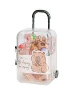 Ozdoby polimerowe 3D - kapibara w walizce 20szt