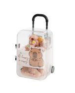 Zawieszki polimerowe 3D - kapibara w walizce 20sz