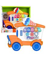 Pianinko elektryczne dla malucha pomarańczowe