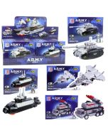 Klocki konstrukcyjne armia wojsko 2w1 MIX