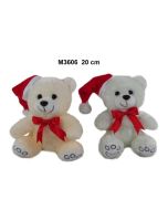 Miś świąteczny 20cm MIX