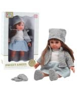 Lalka w niebieskiej sukience 36,5cm