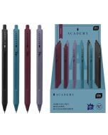 Długopis automat. Stripe Academy niebieski (24szt)