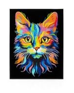 Diamond Dotz - Adults Flocked Neon Cat