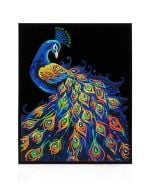 Diamond Dotz - Adults Flocked Neon Peacock