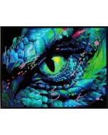 Diamond Dotz - Adults Flocked Neon Dragon Eye.