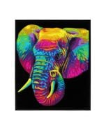 Diamond Dotz - Adults Flocked Neon Elephant