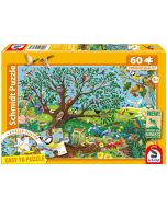 Puzzle PQ 60 Zwierzęta w ogrodzie