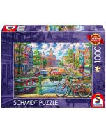 Puzzle PQ 1000 Kanał Amsterdamski