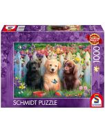 Puzzle PQ 1000 Słodkie szczeniaki