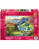 Puzzle PQ 1000 Relaks w Dolomitach