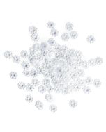 Konfetti śnieżynki opalizujące 9mm błękitne 80szt