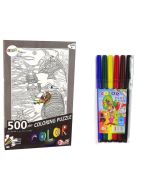 Puzzle 500 do kolorowania Ocean