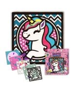 Zestaw do tworzenia obrazów z drewna - Jednorożec