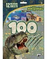 Zestaw do kolorowania i wyklejania Dinozaury