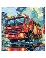 Mozaika piankowa straż pożarna 25x25cm