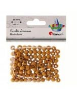 Koraliki drewniane lakierowane brązowe 1000szt