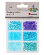 Koraliki plastikowe 6 rozmiarów 32g