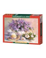 Puzzle 1000 Kwiaty i kapelusz CASTOR