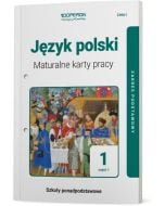 okladka maturalne karty pracy jezyk polski szkola ponadpodstawowa 1 klasa linia 1 czesc 1 zakres podstawowy
