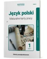 okladka maturalne karty pracy jezyk polski szkola ponadpodstawowa 1 klasa linia 2 czesc 1 zakres podstawowy
