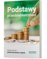 okladka podrecznika podstawy przedsiebiorczosci szkola ponadpodstawowa klasa 1 czesc 2 szkoly branzowej 

