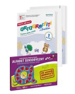 Ortograffiti z Bratkiem. Wersja 45 minut. Klasa 1. Komplet z alfabetem sensorycznym