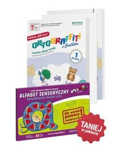 Ortograffiti z Bratkiem. Wersja 45 minut. Klasa 1. Komplet z alfabetem sensorycznym